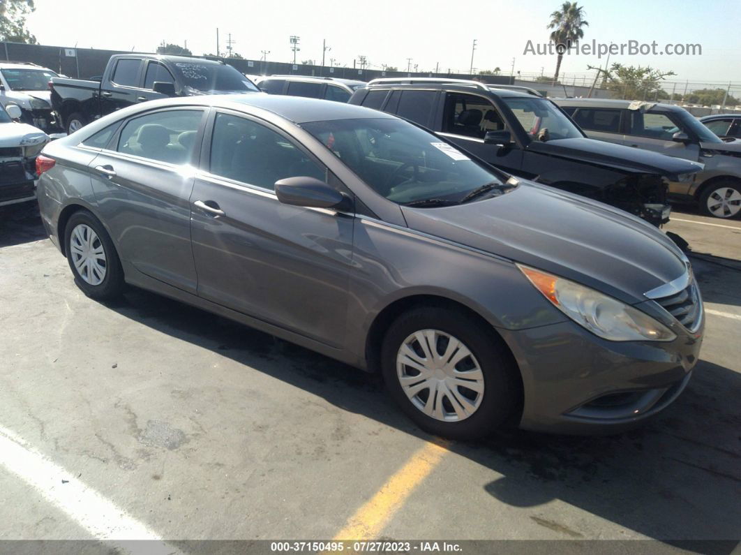 2012 Hyundai Sonata Gls Серый vin: 5NPEB4AC0CH382909