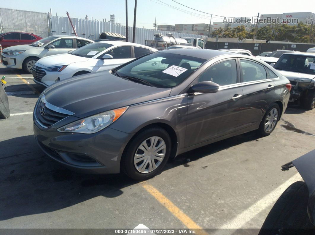 2012 Hyundai Sonata Gls Серый vin: 5NPEB4AC0CH382909