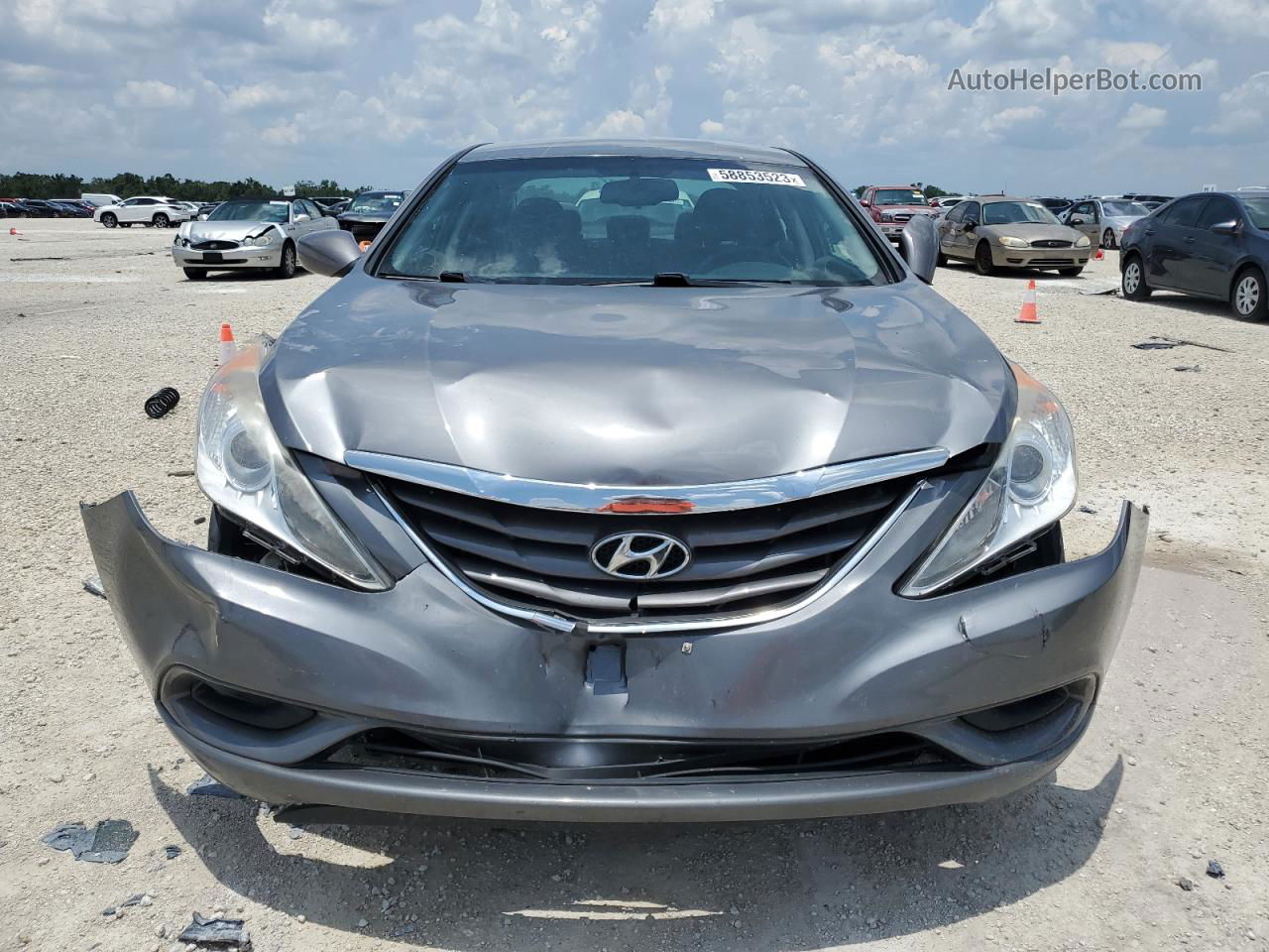 2012 Hyundai Sonata Gls Угольный vin: 5NPEB4AC0CH407615