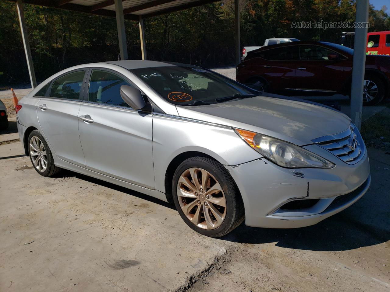 2012 Hyundai Sonata Gls Silver vin: 5NPEB4AC0CH439755