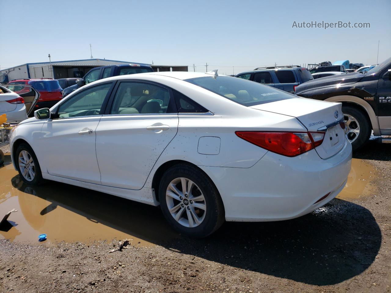 2012 Hyundai Sonata Gls White vin: 5NPEB4AC0CH440386