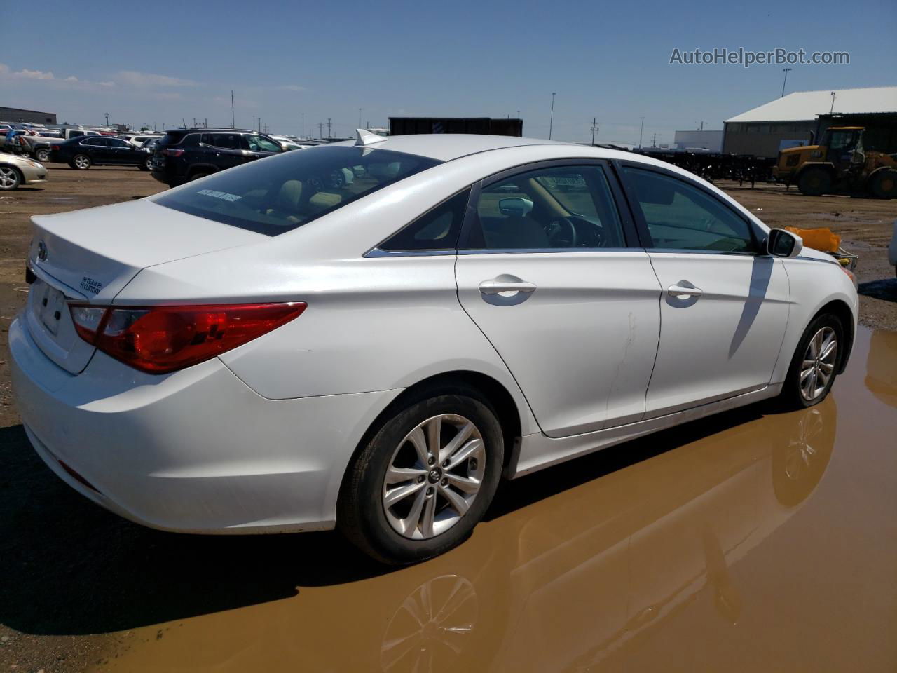 2012 Hyundai Sonata Gls White vin: 5NPEB4AC0CH440386