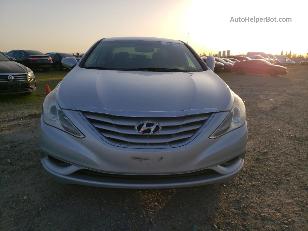 2012 Hyundai Sonata Gls Silver vin: 5NPEB4AC0CH445863