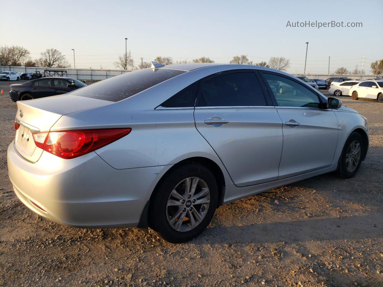 2012 Hyundai Sonata Gls Silver vin: 5NPEB4AC0CH445863