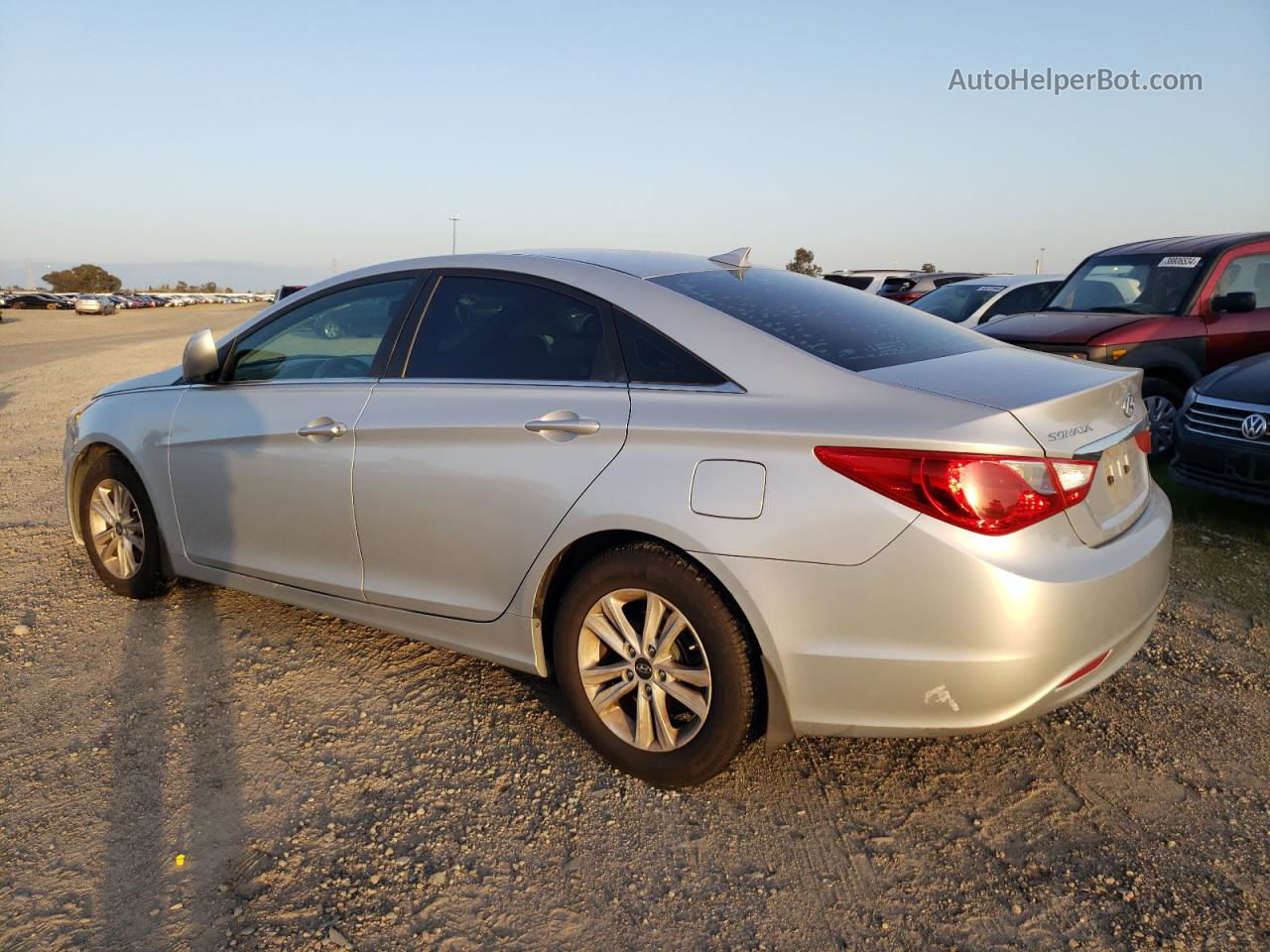 2012 Hyundai Sonata Gls Silver vin: 5NPEB4AC0CH445863