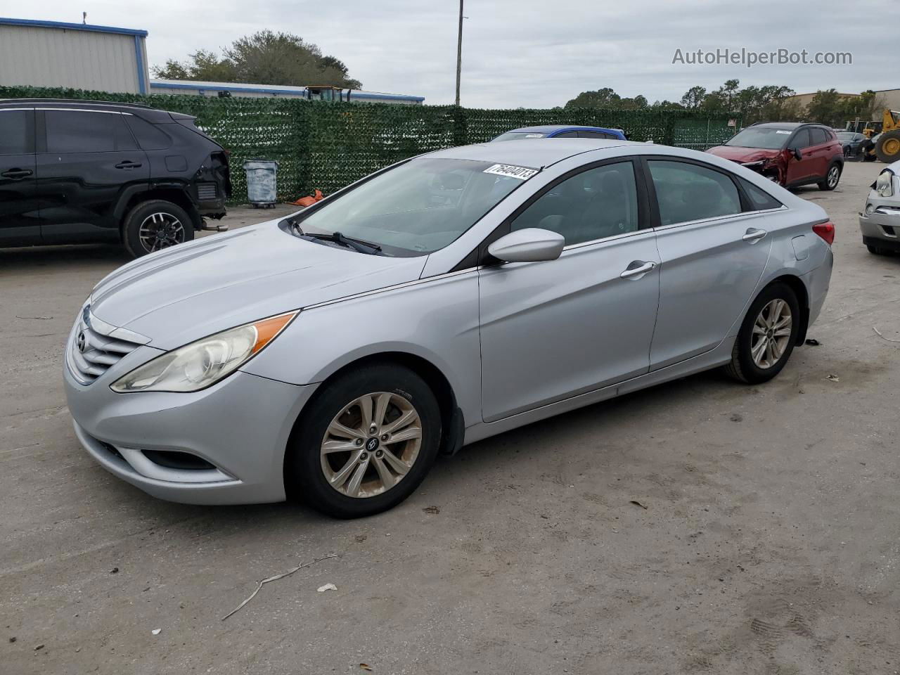 2012 Hyundai Sonata Gls Silver vin: 5NPEB4AC0CH455521