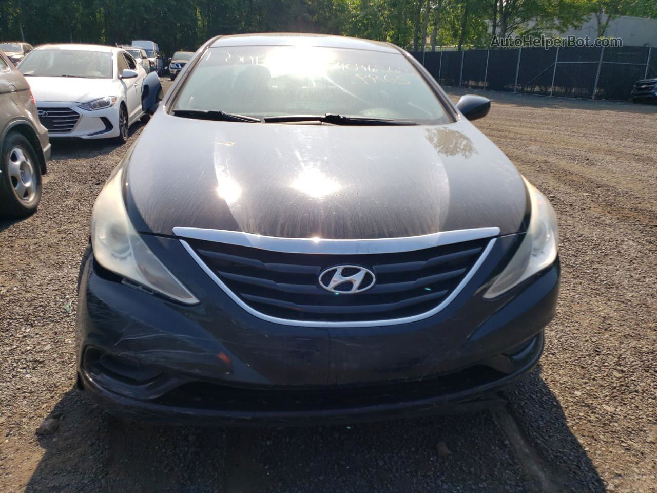 2012 Hyundai Sonata Gls Black vin: 5NPEB4AC0CH496831