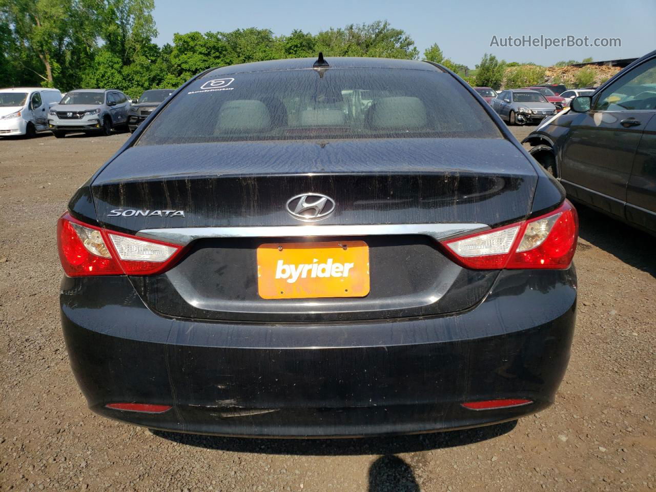 2012 Hyundai Sonata Gls Black vin: 5NPEB4AC0CH496831