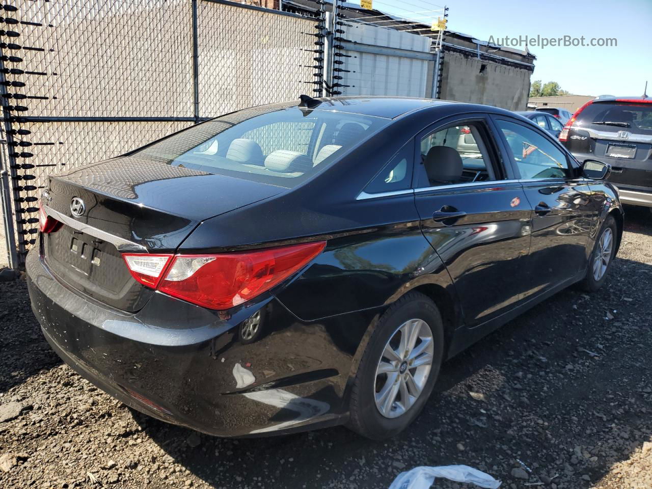 2012 Hyundai Sonata Gls Black vin: 5NPEB4AC0CH500716