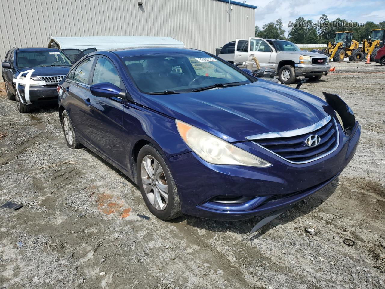 2012 Hyundai Sonata Gls Blue vin: 5NPEB4AC0CH501199