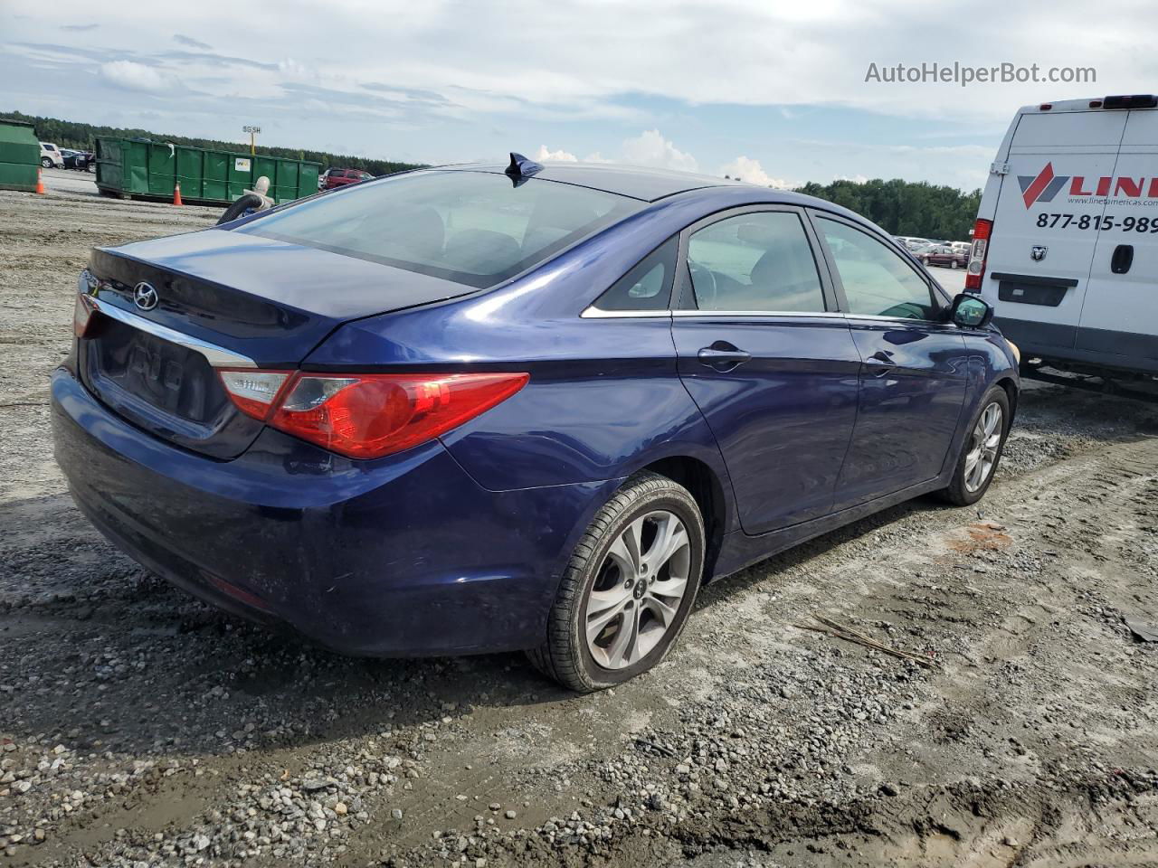 2012 Hyundai Sonata Gls Blue vin: 5NPEB4AC0CH501199