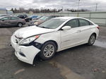 2013 Hyundai Sonata Gls White vin: 5NPEB4AC0DH551568