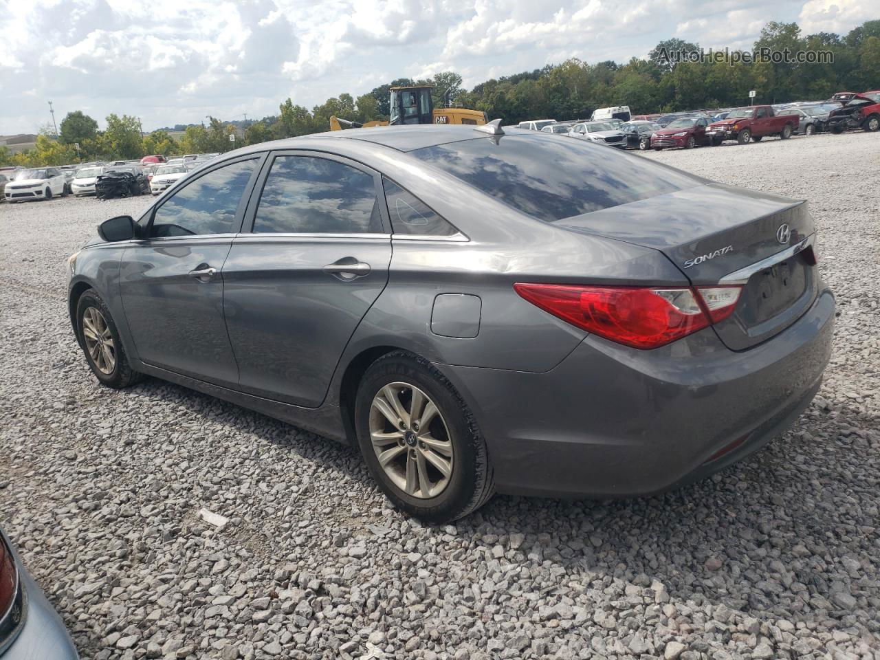 2013 Hyundai Sonata Gls Gray vin: 5NPEB4AC0DH665621