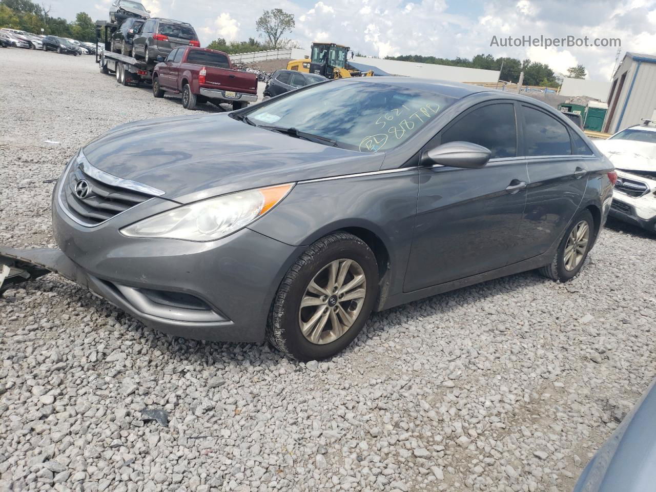 2013 Hyundai Sonata Gls Gray vin: 5NPEB4AC0DH665621