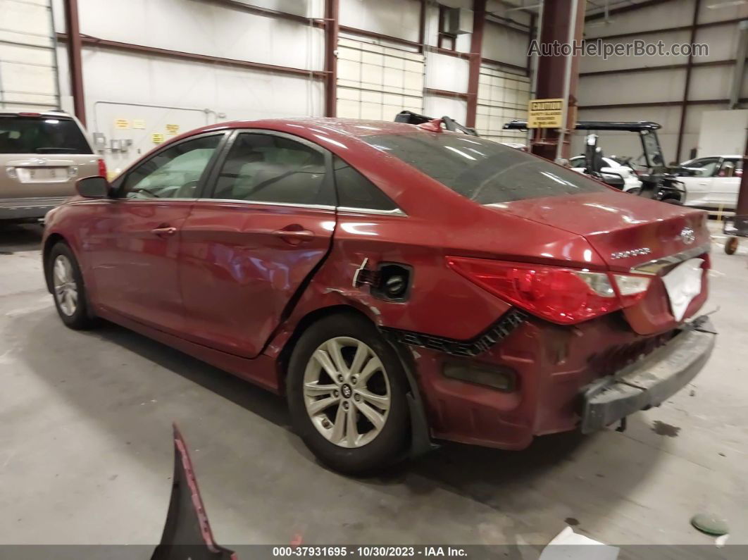 2013 Hyundai Sonata Gls Red vin: 5NPEB4AC0DH665778