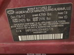 2013 Hyundai Sonata Gls Красный vin: 5NPEB4AC0DH665778