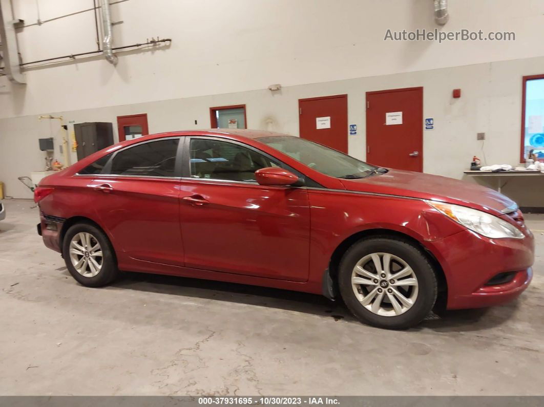 2013 Hyundai Sonata Gls Red vin: 5NPEB4AC0DH665778