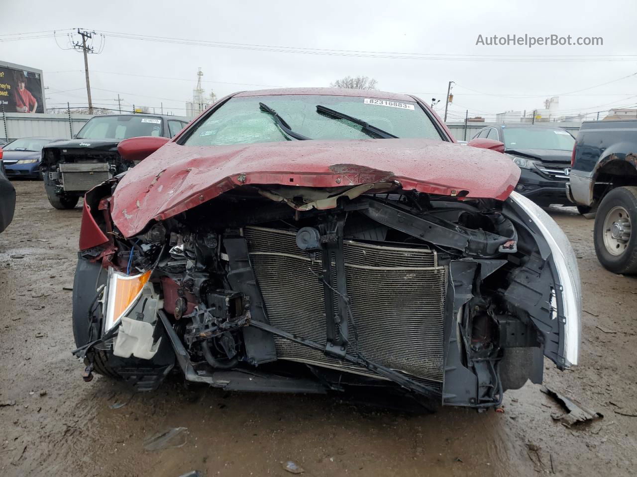 2013 Hyundai Sonata Gls Red vin: 5NPEB4AC0DH686193