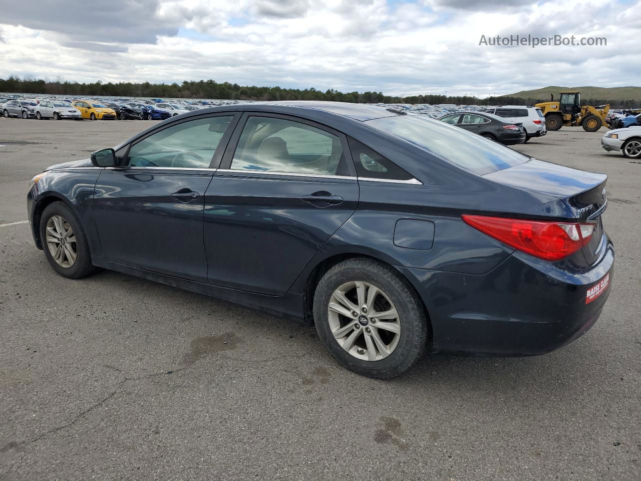 2013 Hyundai Sonata Gls Синий vin: 5NPEB4AC0DH727020