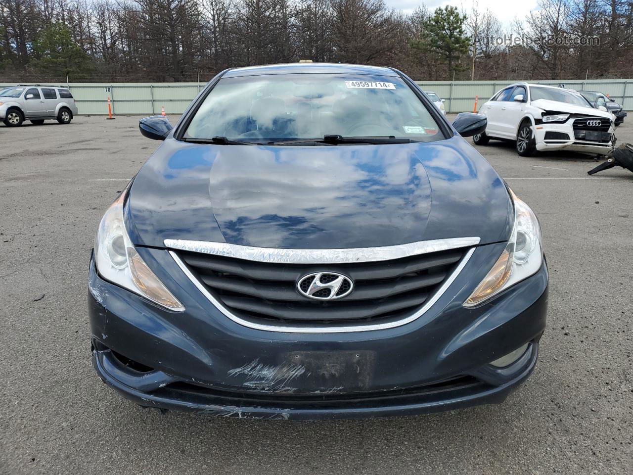 2013 Hyundai Sonata Gls Синий vin: 5NPEB4AC0DH727020