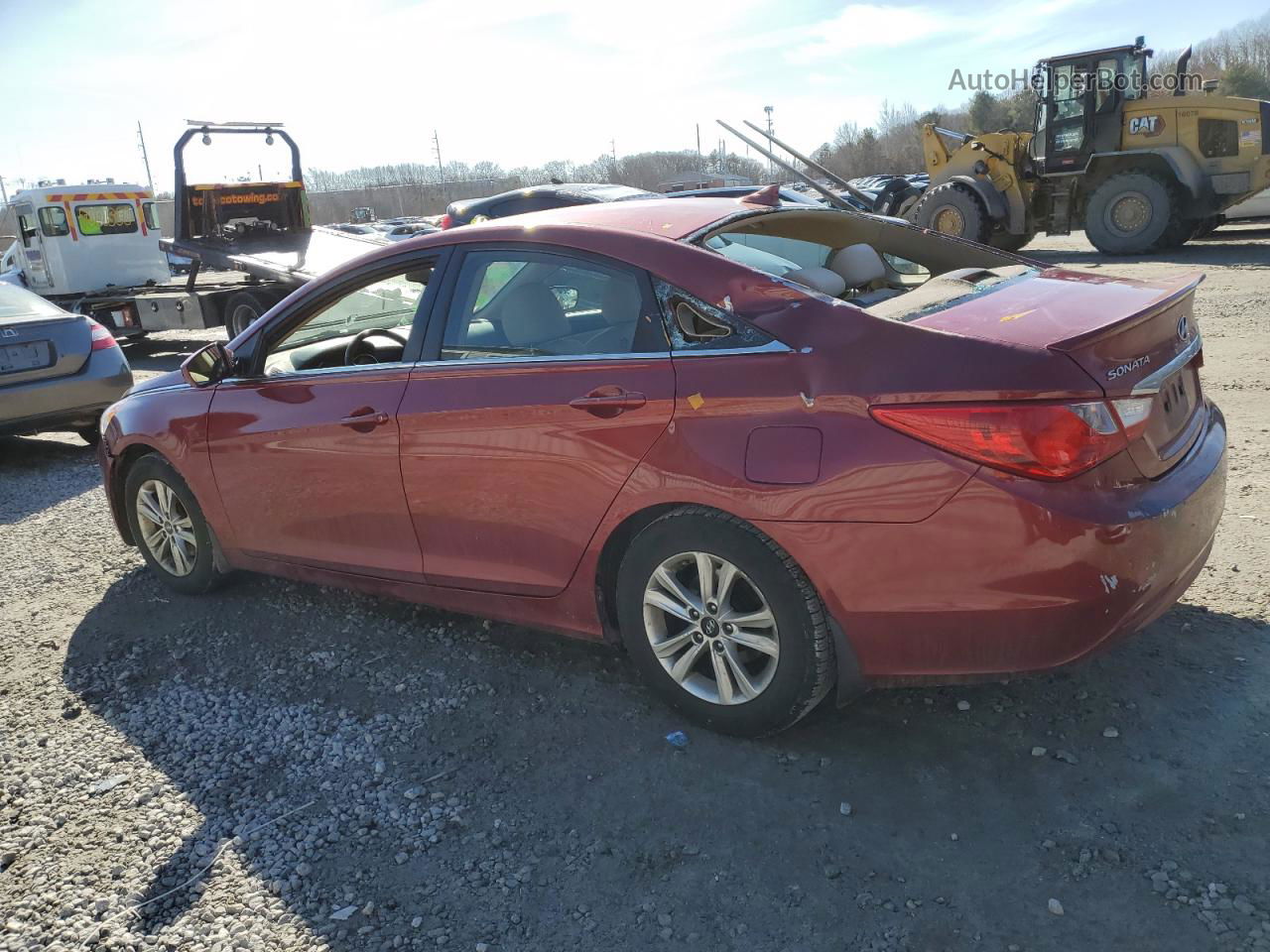 2013 Hyundai Sonata Gls Red vin: 5NPEB4AC0DH797018