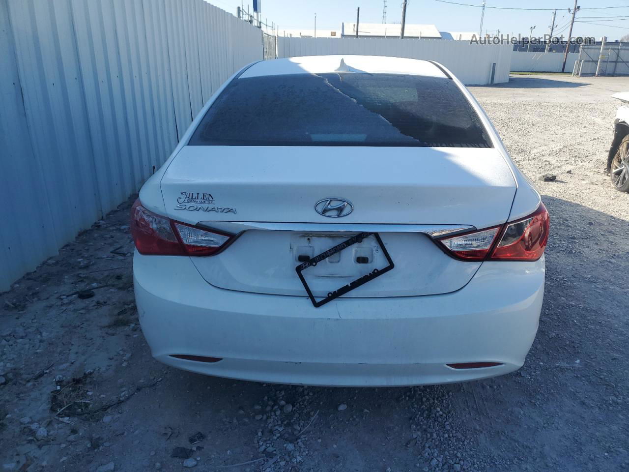 2012 Hyundai Sonata Gls White vin: 5NPEB4AC1CH327319