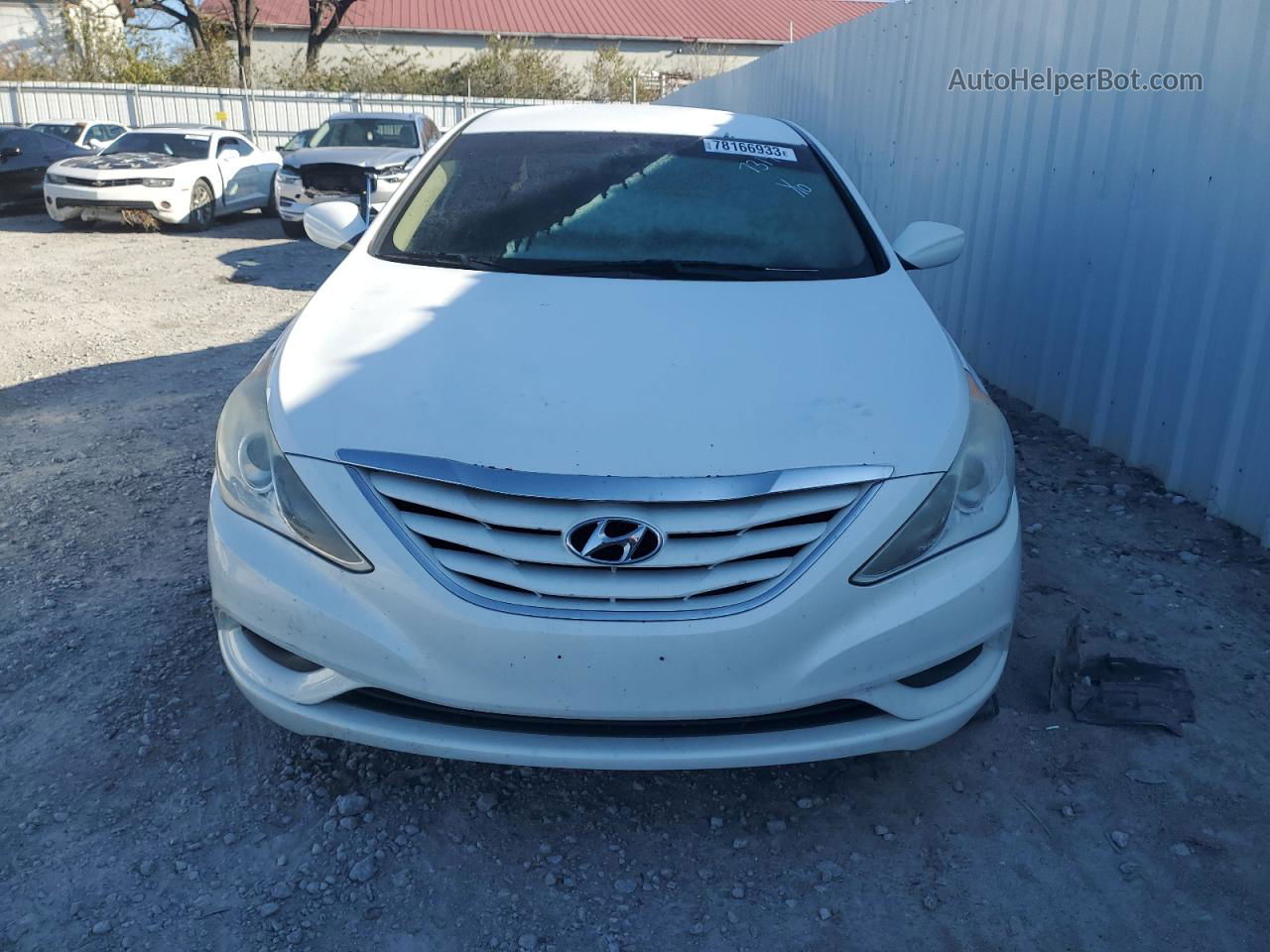 2012 Hyundai Sonata Gls White vin: 5NPEB4AC1CH327319