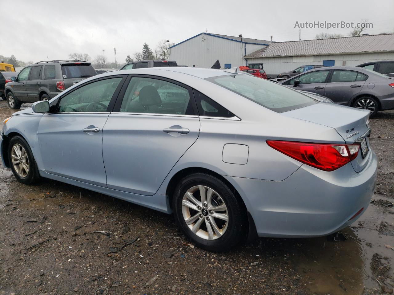 2012 Hyundai Sonata Gls Blue vin: 5NPEB4AC1CH377900