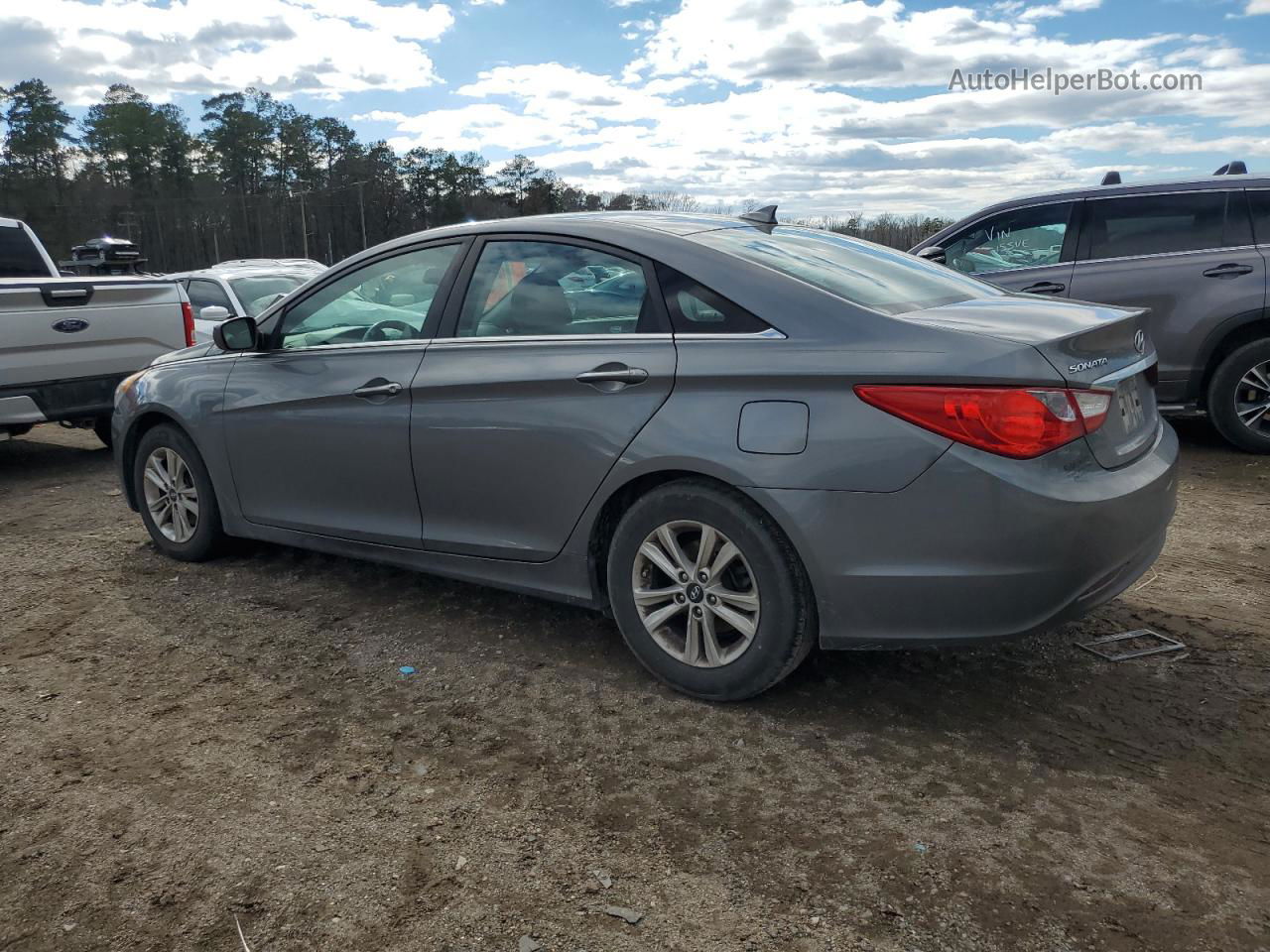 2012 Hyundai Sonata Gls Gray vin: 5NPEB4AC1CH407817