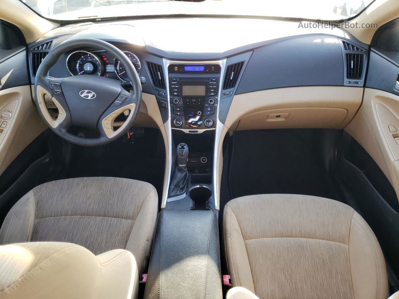 2012 Hyundai Sonata Gls Белый vin: 5NPEB4AC1CH435326