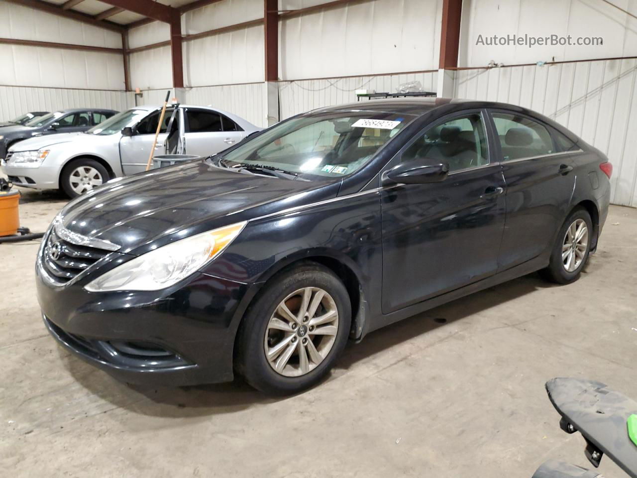 2012 Hyundai Sonata Gls Black vin: 5NPEB4AC1CH452630