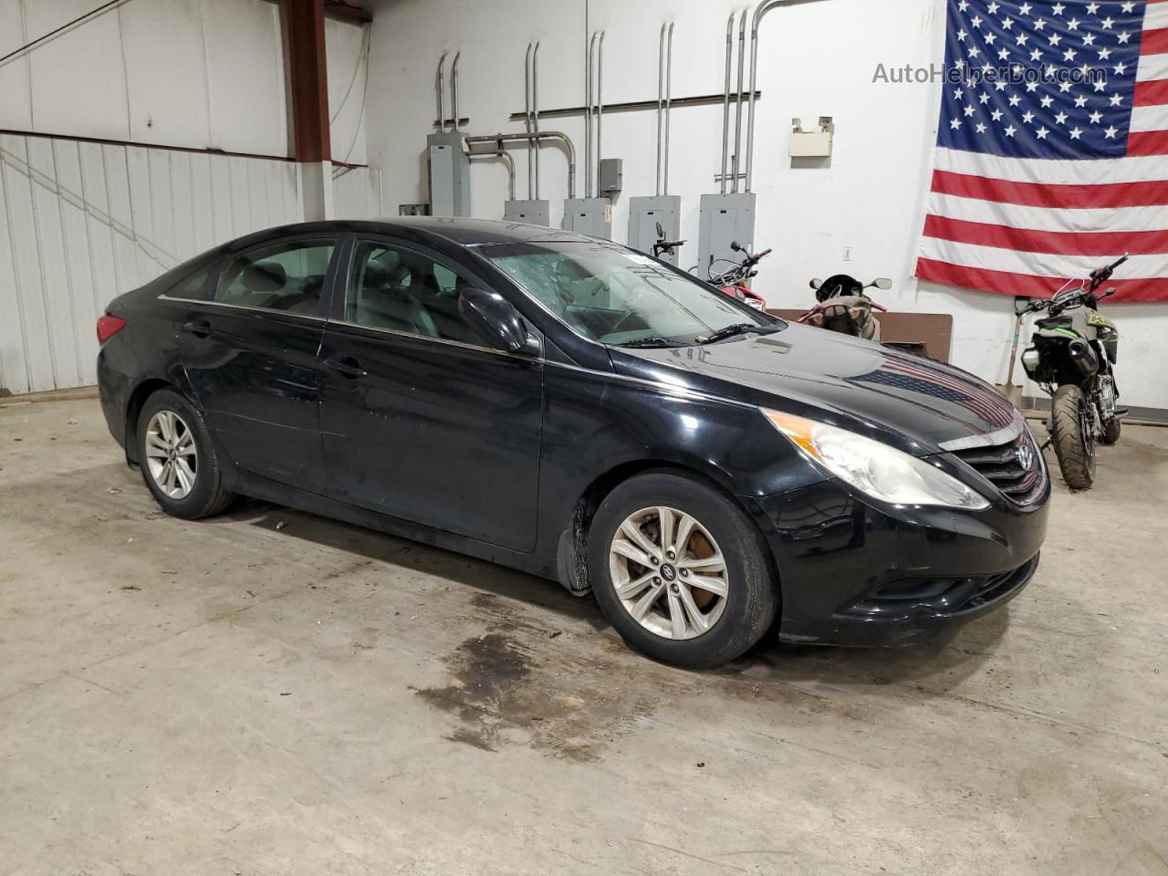 2012 Hyundai Sonata Gls Black vin: 5NPEB4AC1CH452630