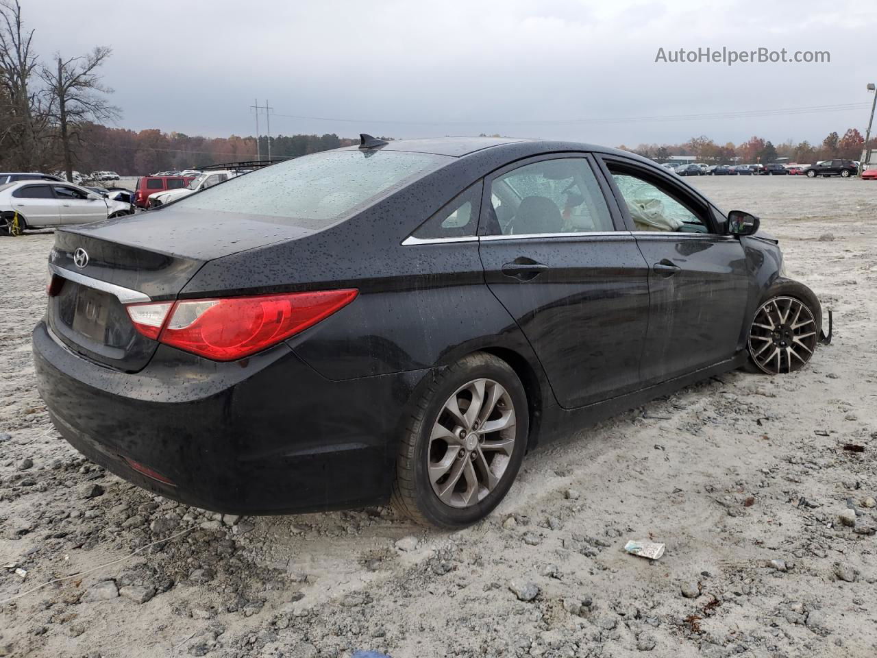 2012 Hyundai Sonata Gls Black vin: 5NPEB4AC1CH497020