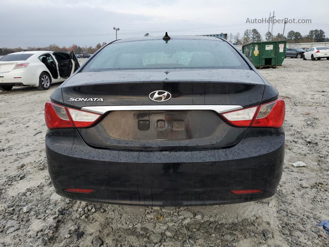 2012 Hyundai Sonata Gls Black vin: 5NPEB4AC1CH497020