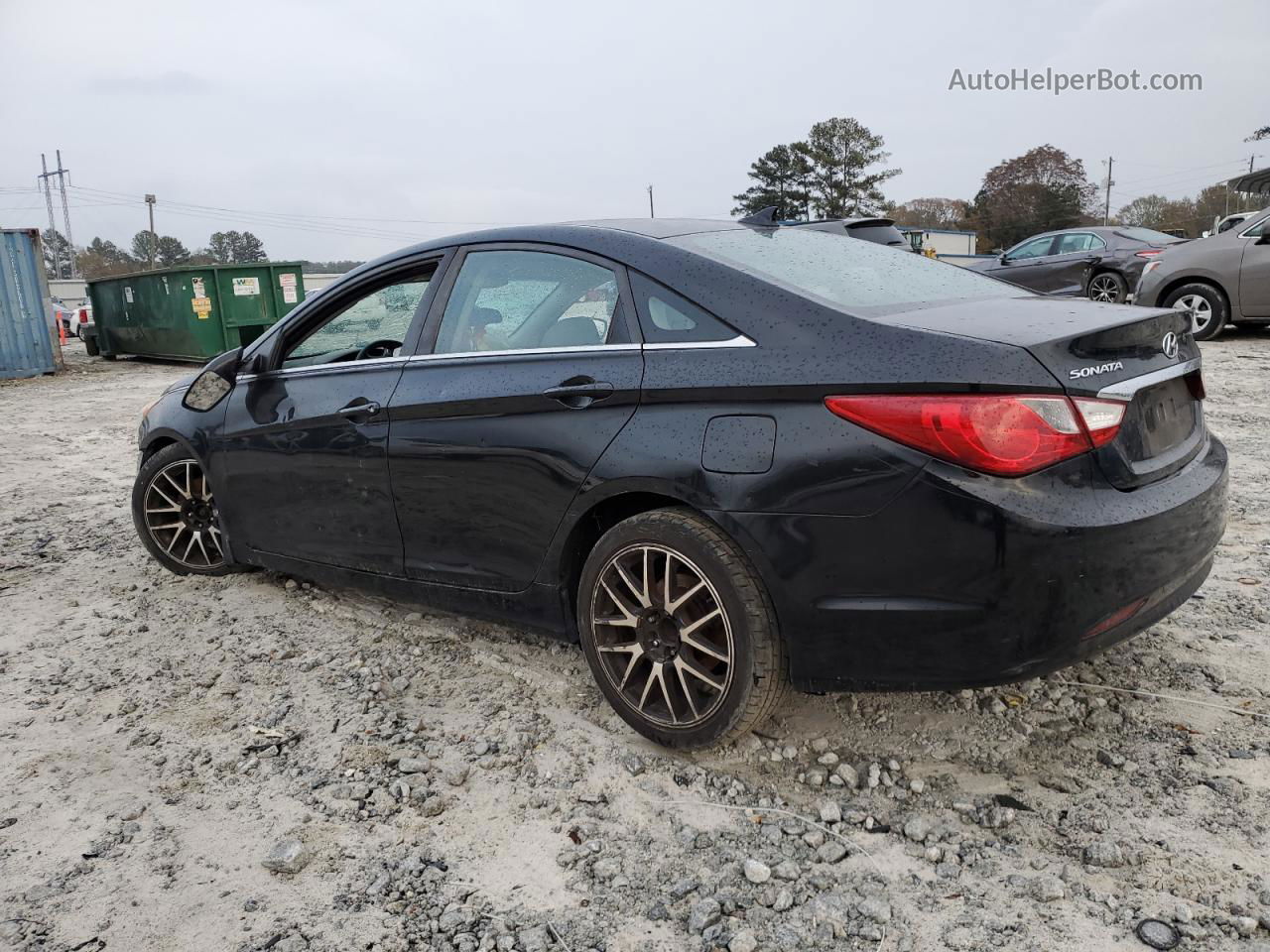 2012 Hyundai Sonata Gls Black vin: 5NPEB4AC1CH497020