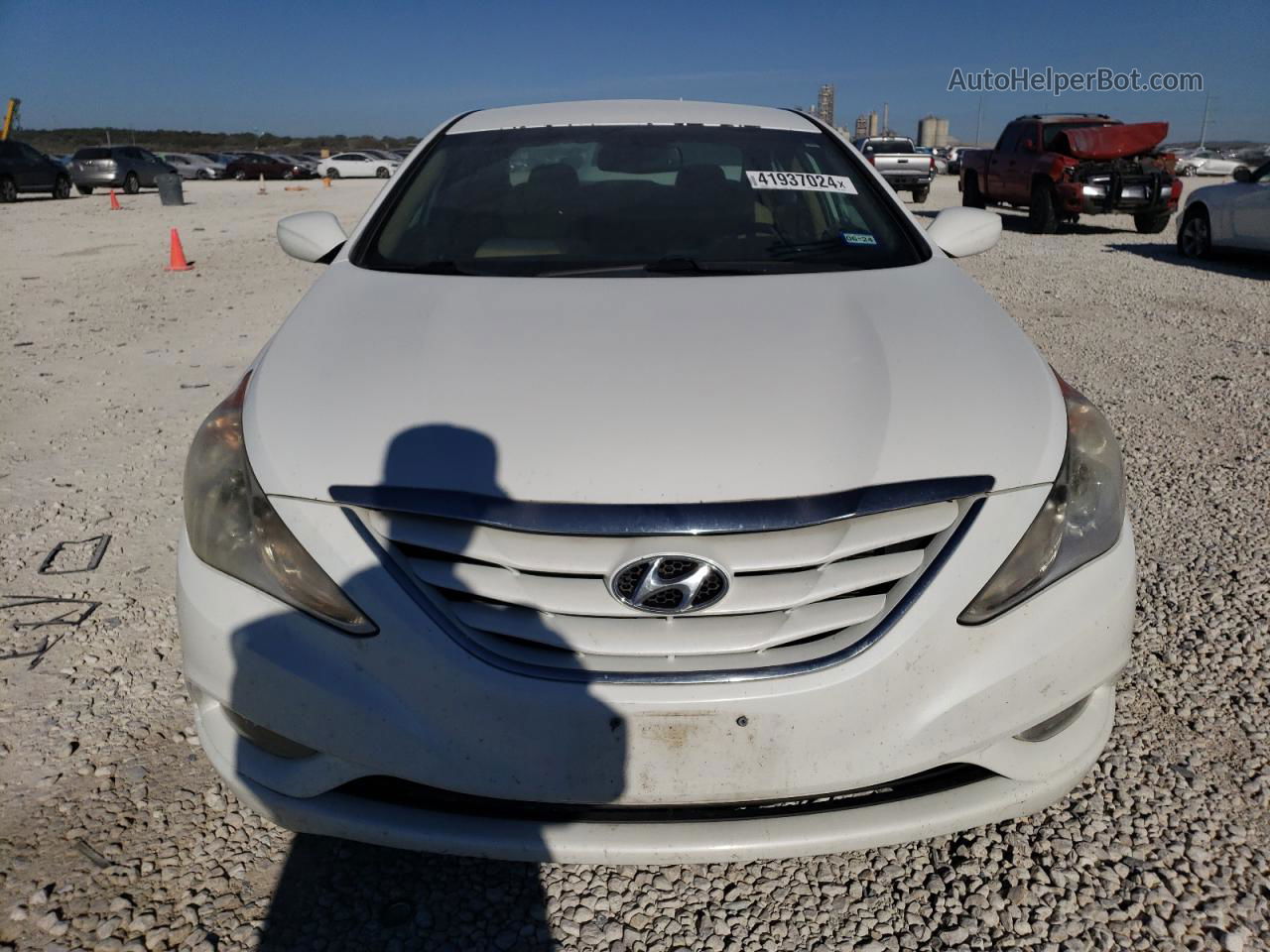 2013 Hyundai Sonata Gls White vin: 5NPEB4AC1DH520295