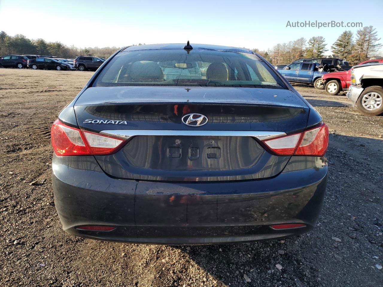 2013 Hyundai Sonata Gls Blue vin: 5NPEB4AC1DH611275