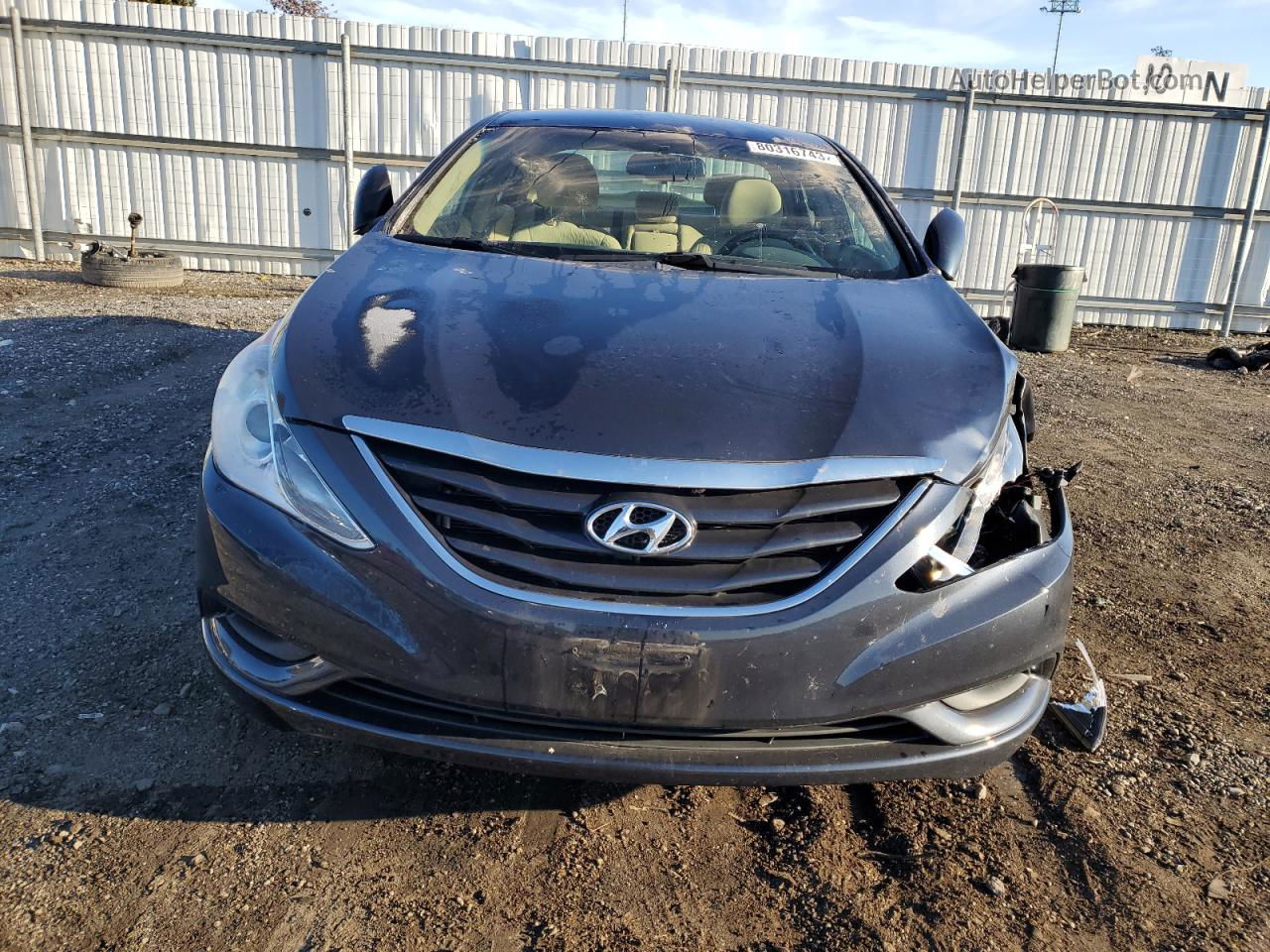 2013 Hyundai Sonata Gls Blue vin: 5NPEB4AC1DH611275