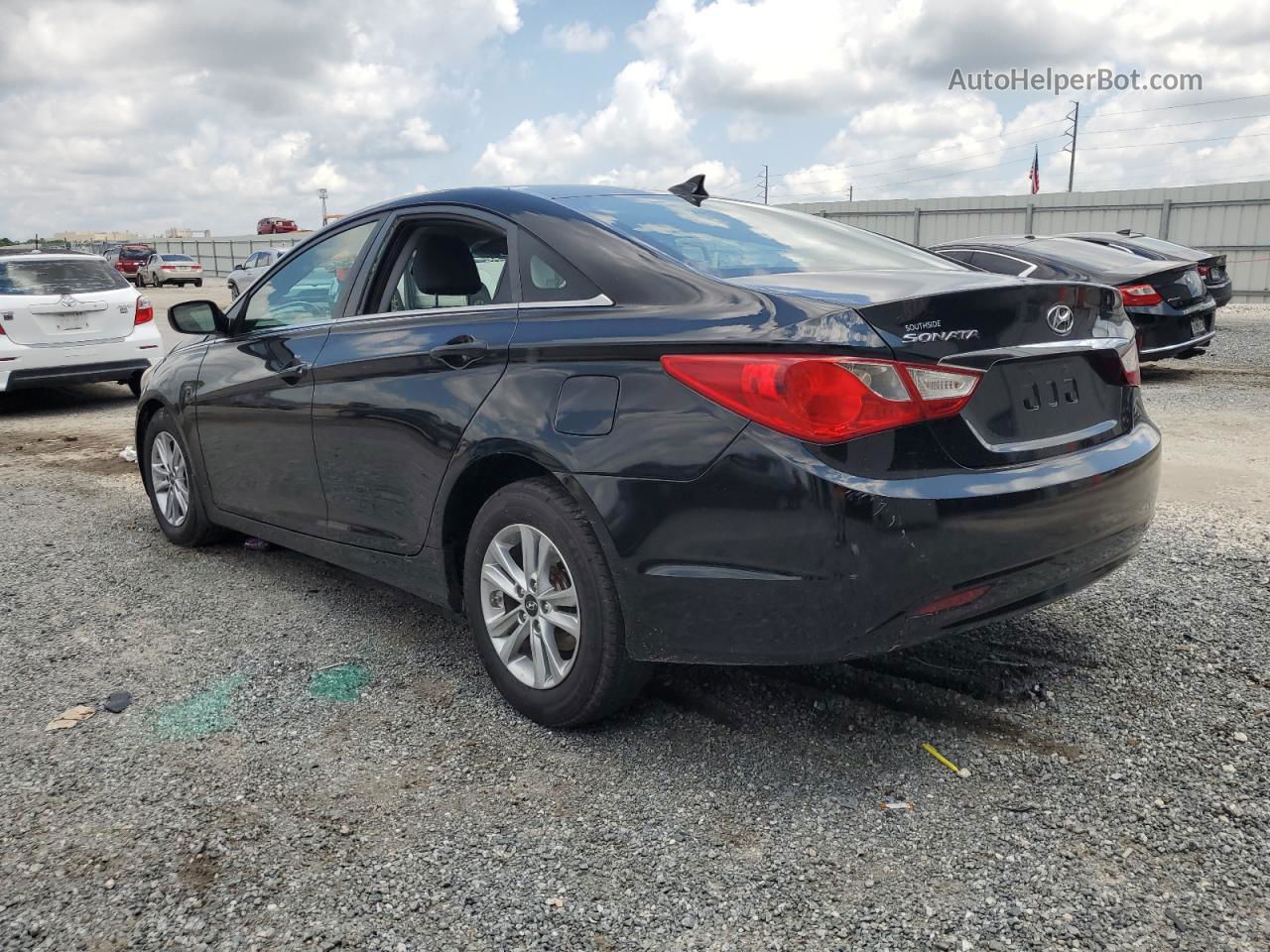 2013 Hyundai Sonata Gls Black vin: 5NPEB4AC1DH636595