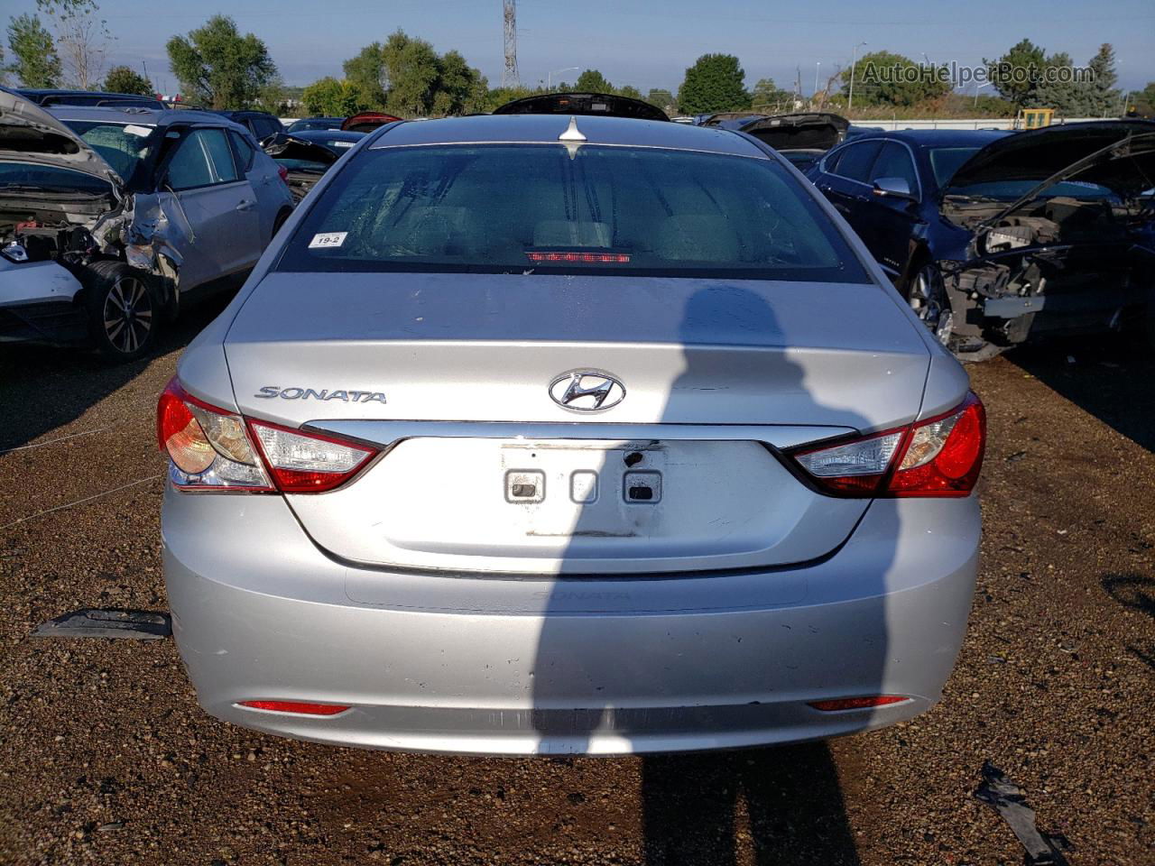 2013 Hyundai Sonata Gls Silver vin: 5NPEB4AC1DH645734