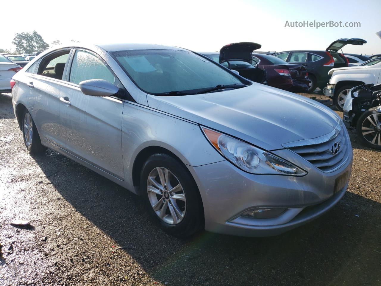 2013 Hyundai Sonata Gls Silver vin: 5NPEB4AC1DH645734