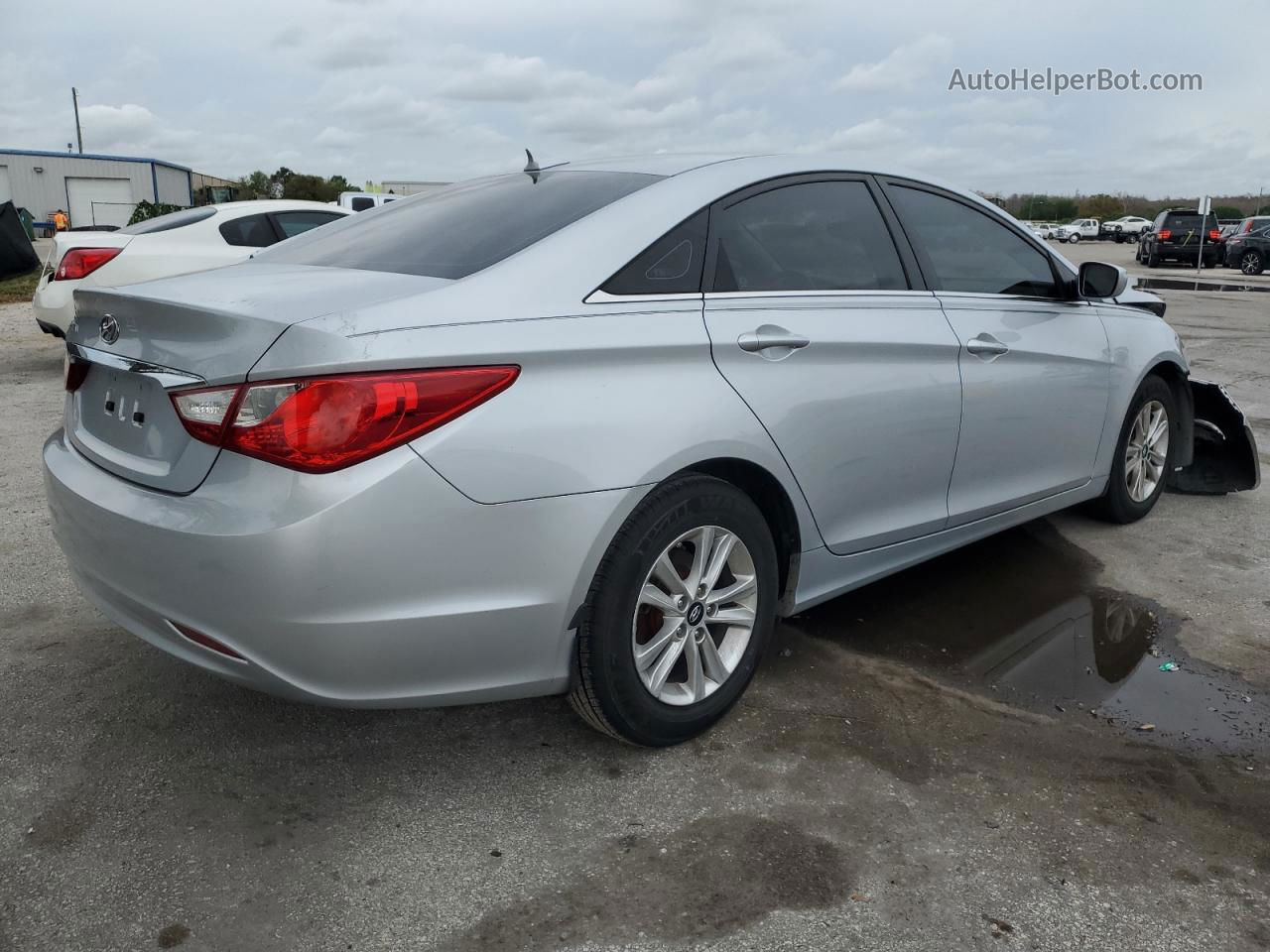 2013 Hyundai Sonata Gls Silver vin: 5NPEB4AC1DH650366