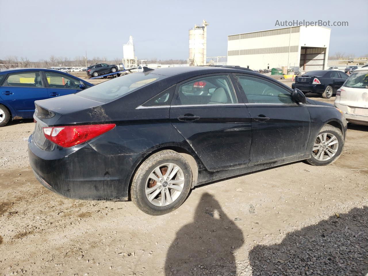 2013 Hyundai Sonata Gls Black vin: 5NPEB4AC1DH727205