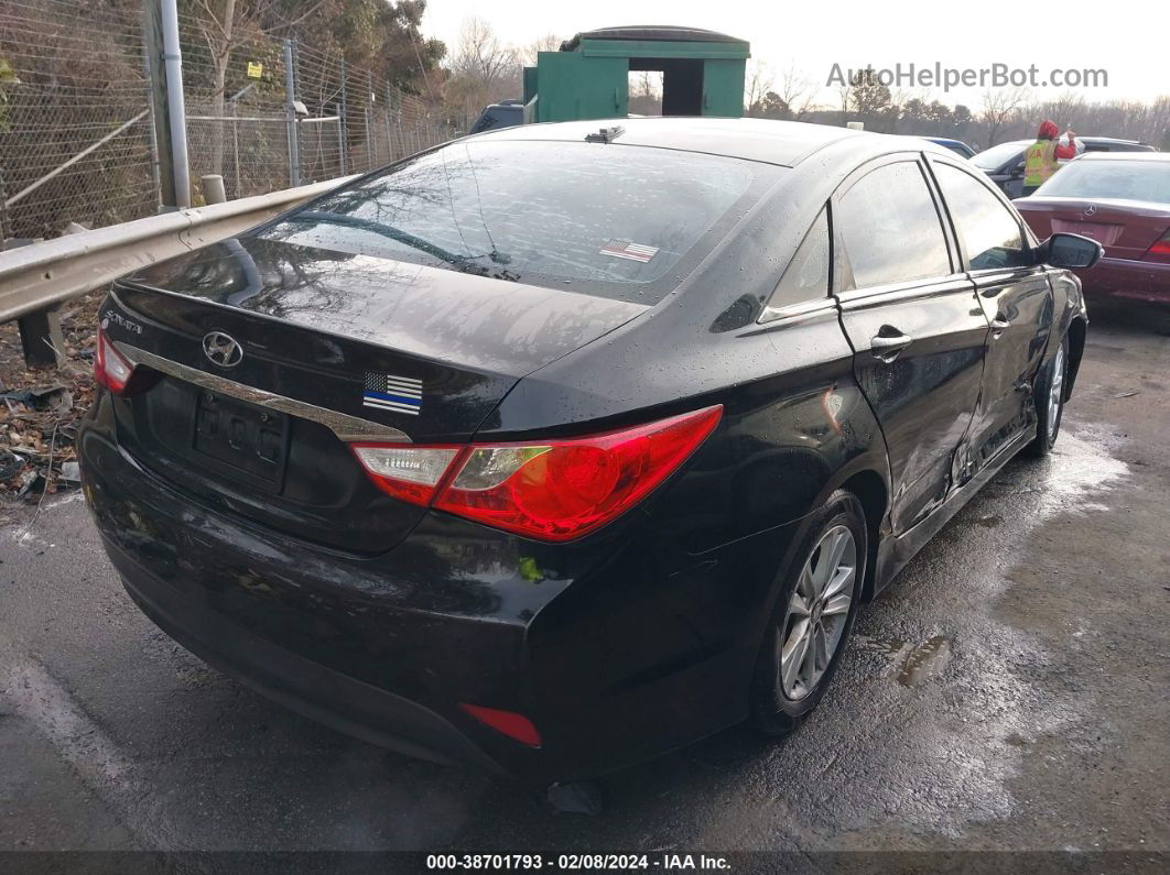 2014 Hyundai Sonata Gls Black vin: 5NPEB4AC1EH925025