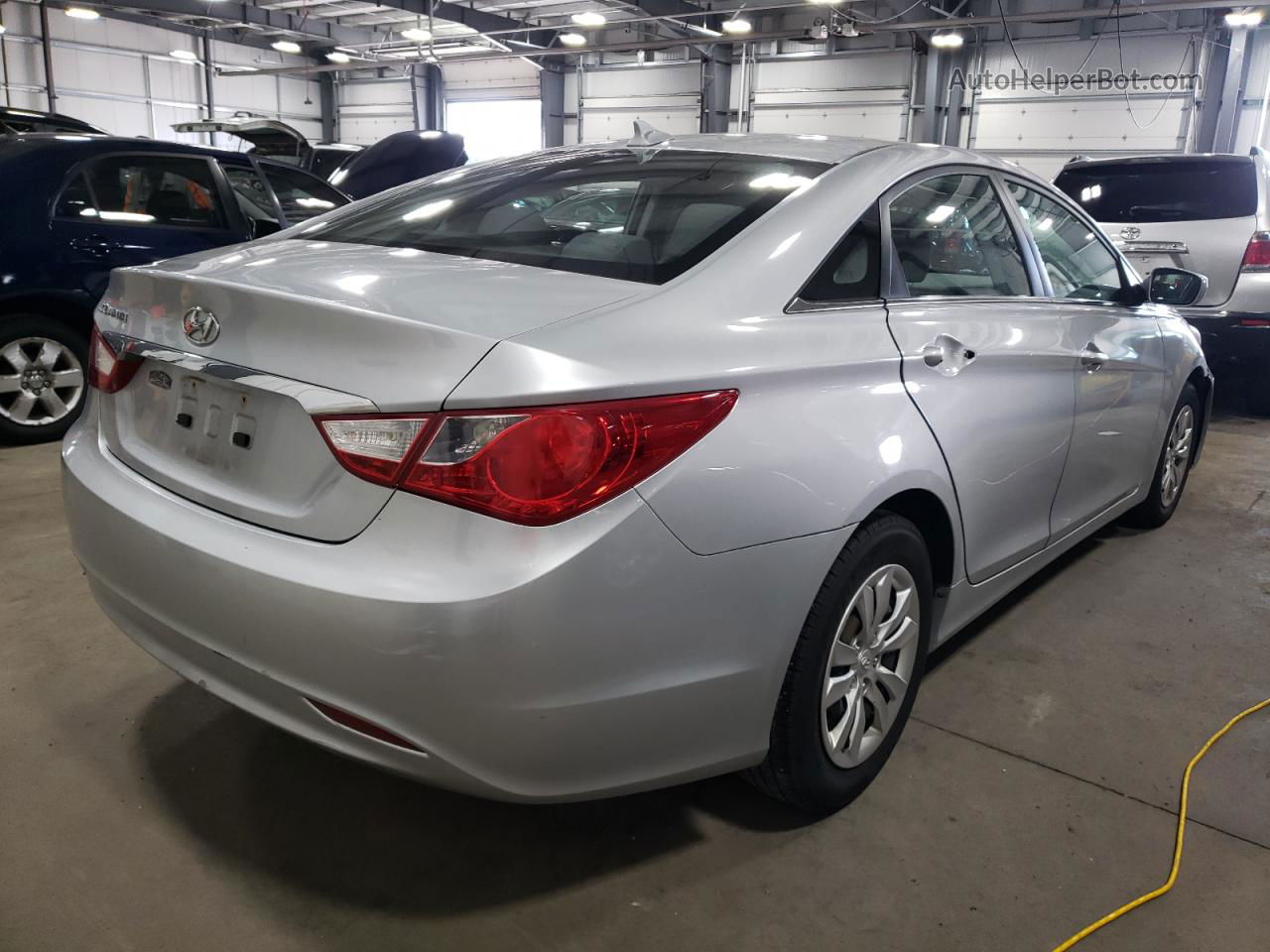 2012 Hyundai Sonata Gls Silver vin: 5NPEB4AC2CH311324