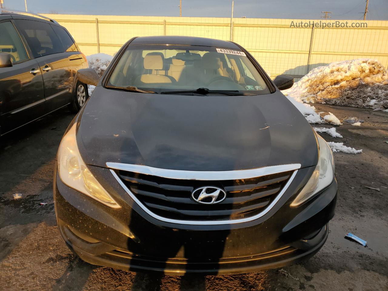 2012 Hyundai Sonata Gls Black vin: 5NPEB4AC2CH345392