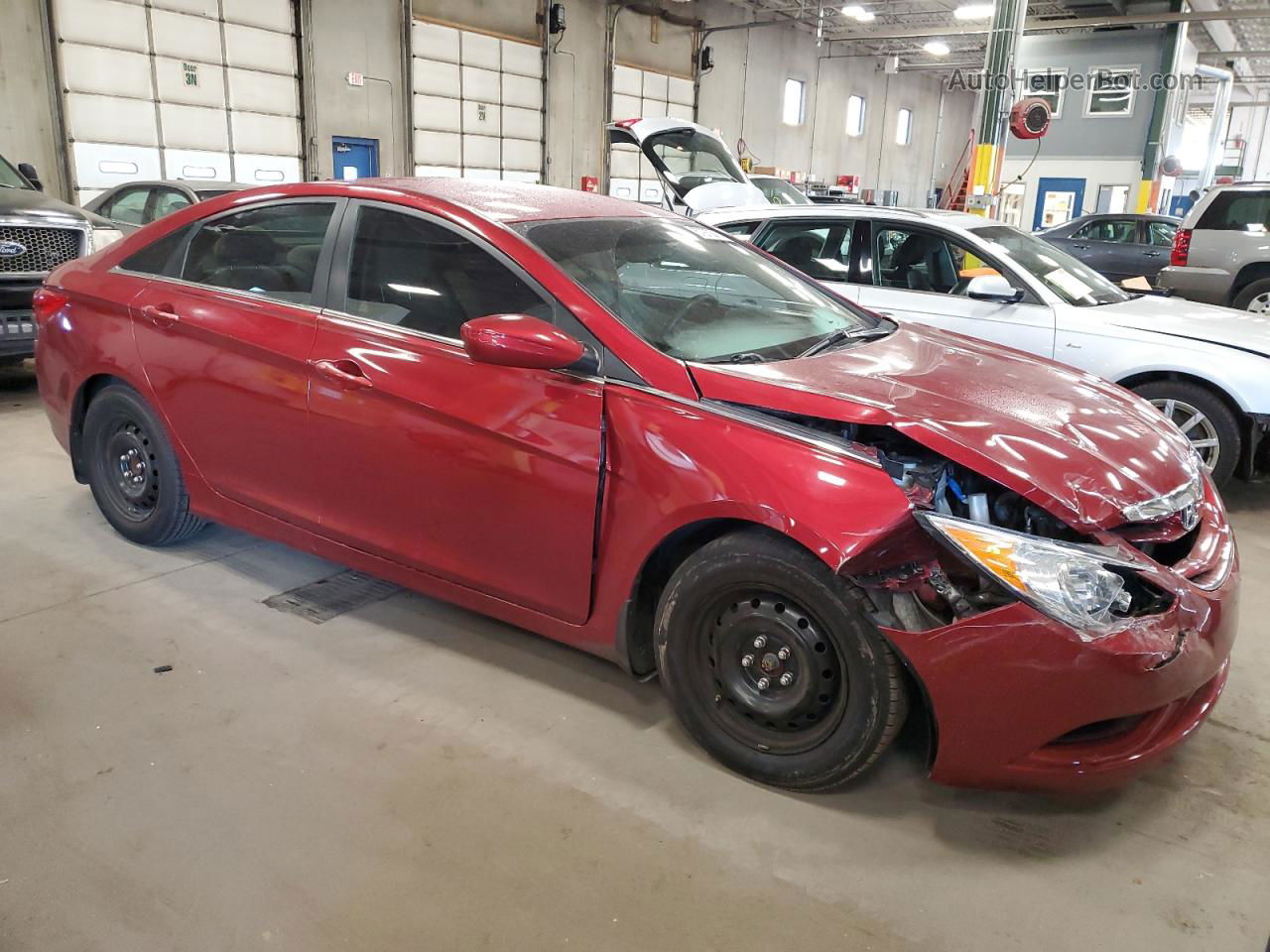 2012 Hyundai Sonata Gls Red vin: 5NPEB4AC2CH345666