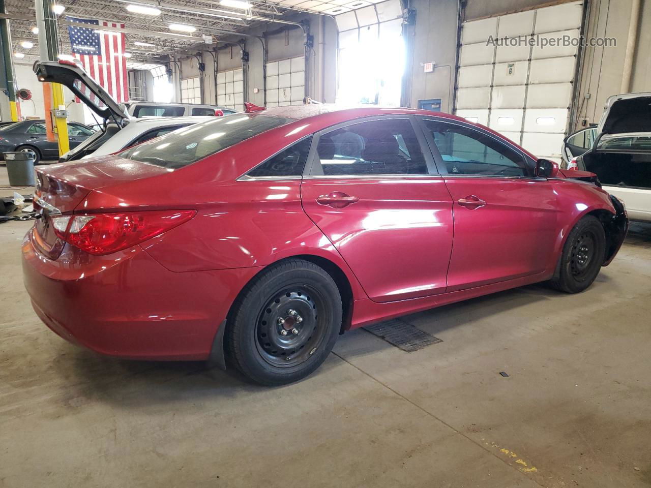 2012 Hyundai Sonata Gls Red vin: 5NPEB4AC2CH345666