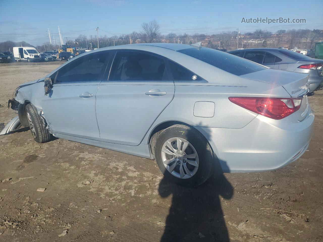 2012 Hyundai Sonata Gls Blue vin: 5NPEB4AC2CH362886