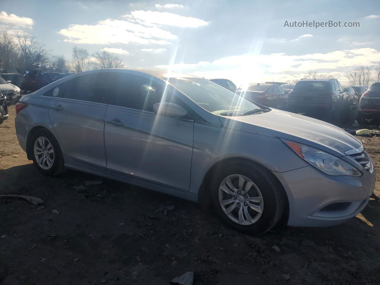 2012 Hyundai Sonata Gls Blue vin: 5NPEB4AC2CH362886